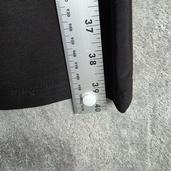 Womens Dressbarn Sleeveless Black Tank Dress Floral Round Neckline Polyester 16 - Picture 9 of 10